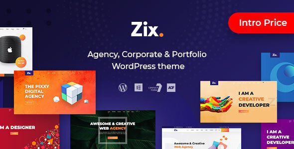Zix theme preview